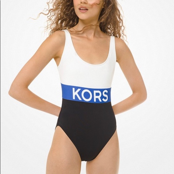 Michael Kors Other - Michael Kors Cruise 2020 Scoop-Back Swimsuit Blue